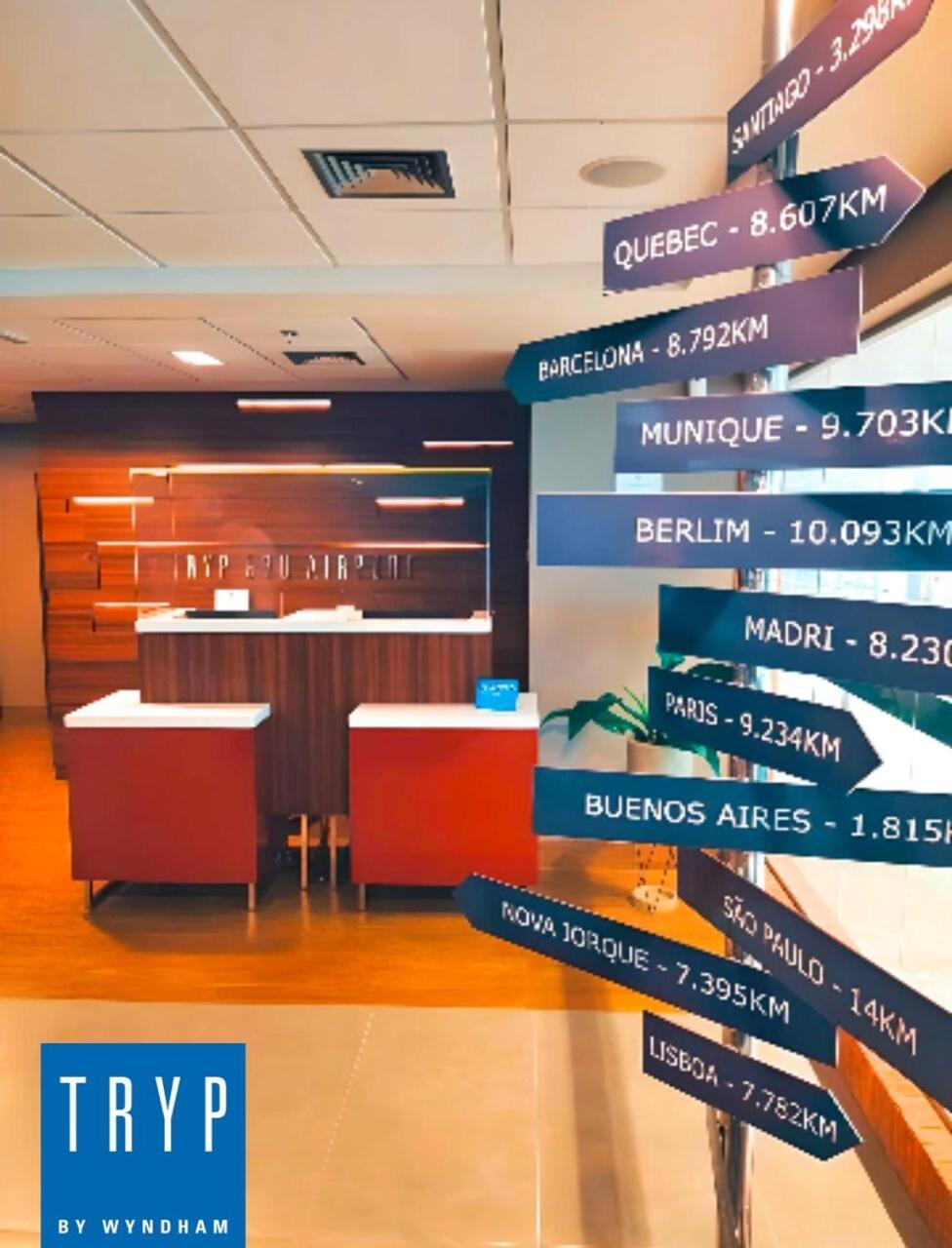 Tryp By Wyndham Sao Paulo Airport - Hotel De Transito Terminal 3 -Lado Ar - Area Restrita A Passageiros Ja Embarcados - Piso 1 กัวรูยุส ภายนอก รูปภาพ