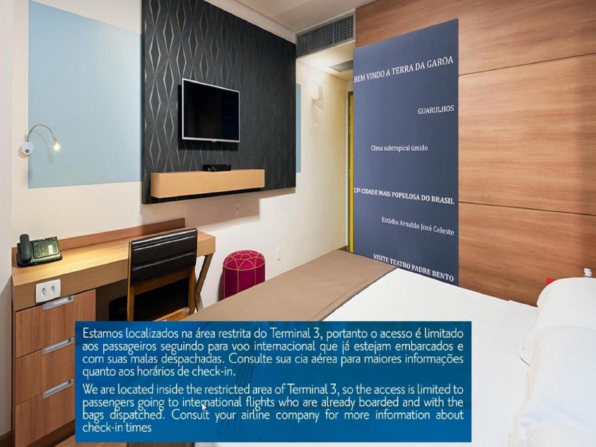 Tryp By Wyndham Sao Paulo Airport - Hotel De Transito Terminal 3 -Lado Ar - Area Restrita A Passageiros Ja Embarcados - Piso 1 กัวรูยุส ภายนอก รูปภาพ