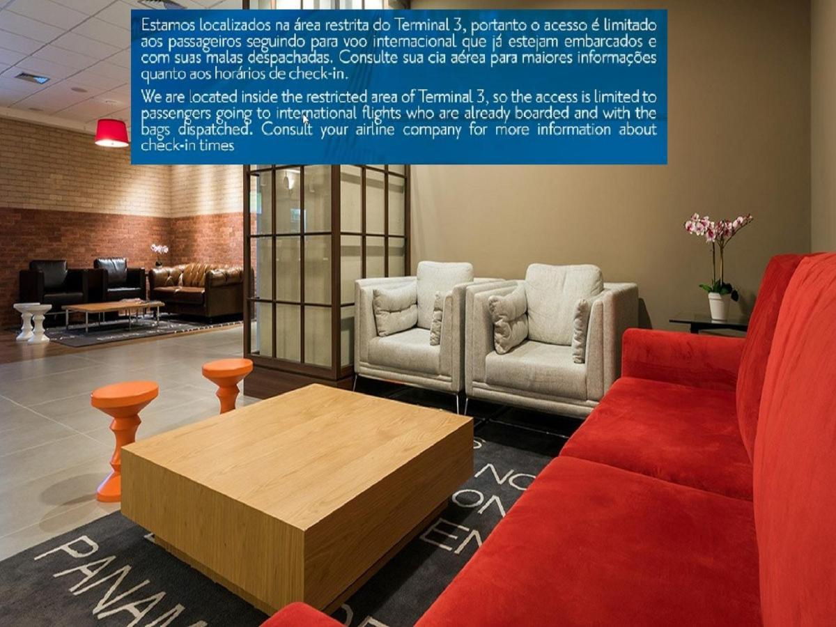 Tryp By Wyndham Sao Paulo Airport - Hotel De Transito Terminal 3 -Lado Ar - Area Restrita A Passageiros Ja Embarcados - Piso 1 กัวรูยุส ภายนอก รูปภาพ